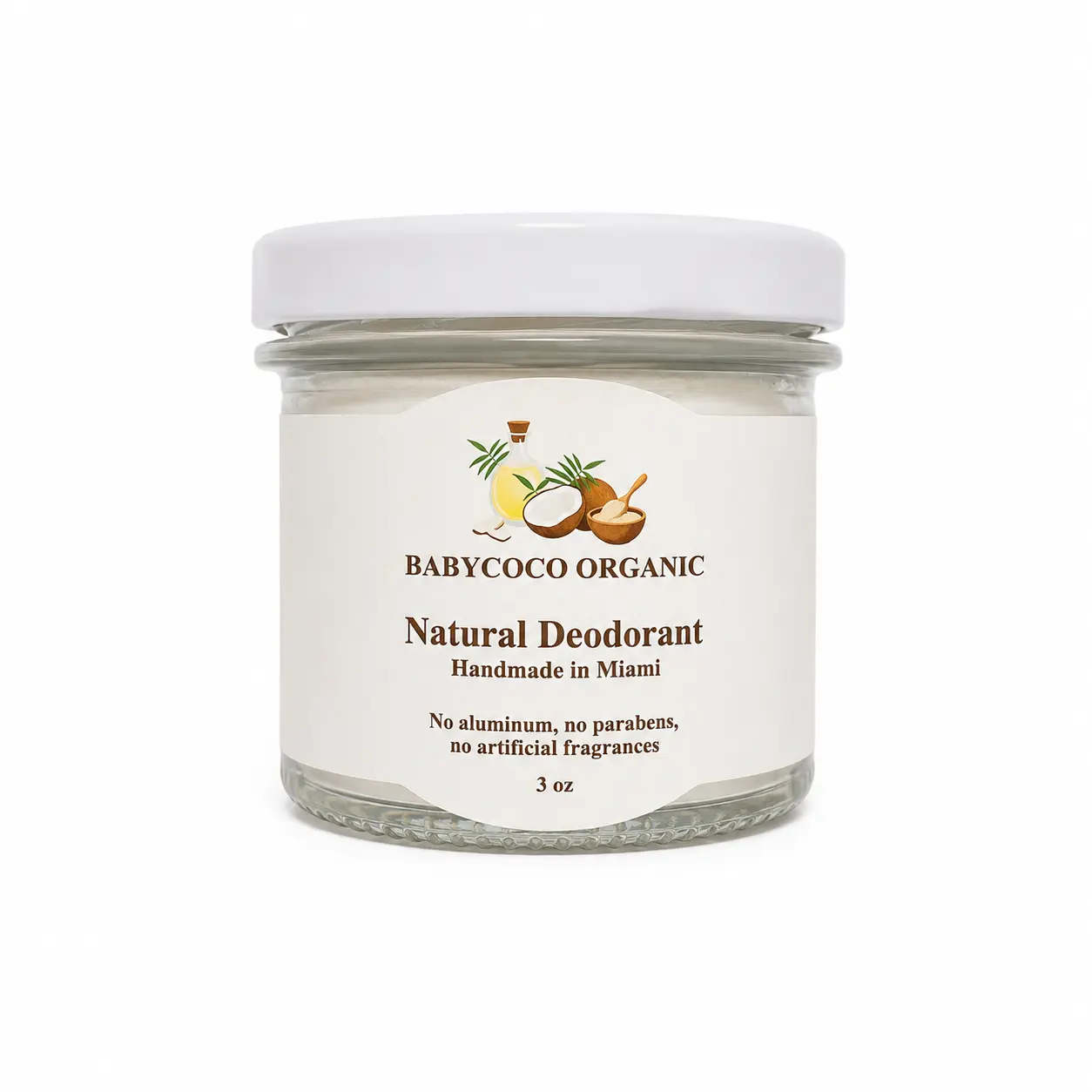 Natural Deodorant | Made with ingredients of natural origin without aluminum