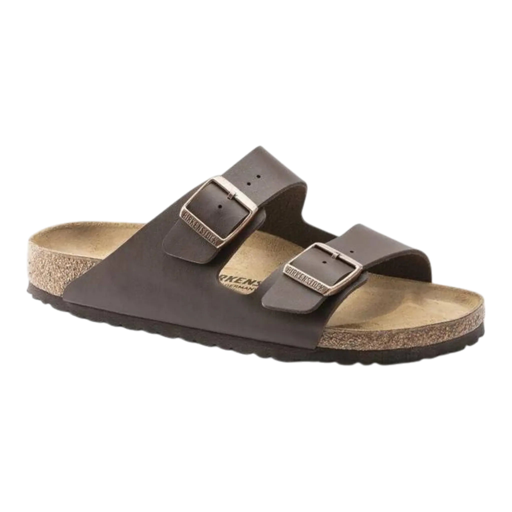 Birkenstock Arizona Sandal in Dark Brown Birko-Flor | Two-Strap