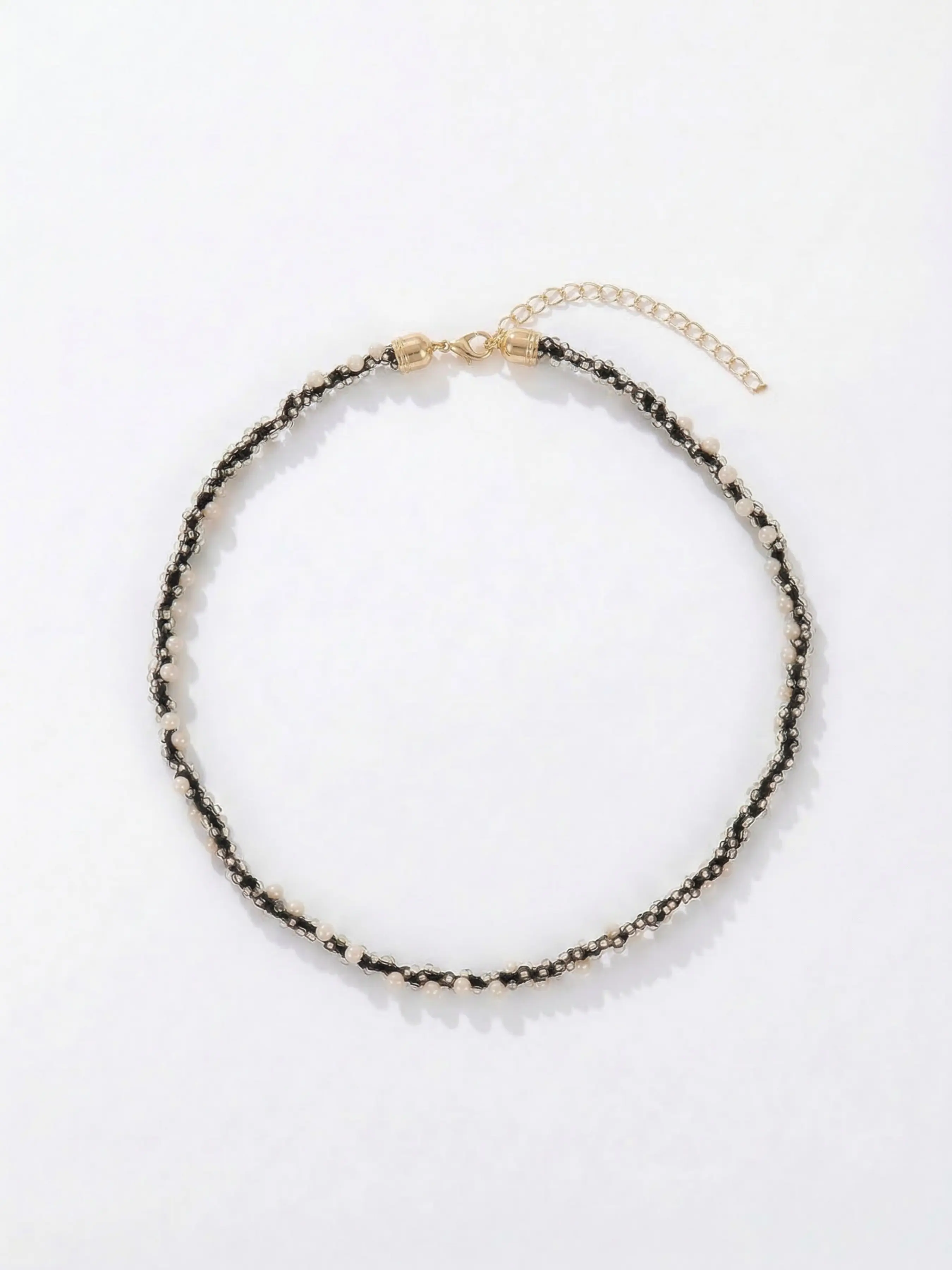 Plain Fabric Choker Necklace, Simple Boho Style, All Seasons Wear, No Plated Precious Metal, Gift Box Included
