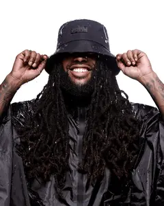 Black Waterproof Satin Lined Bucket Hat