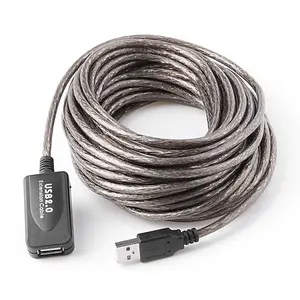 25 FT USB Extension Cord Active USB 2.0 Extender/Repeater/Extension Cable High-Speed 480Mbps USB 2.0 Type A Male to A Female Extension Cable w/Active Repeater