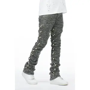 Shae Black Pearl Stacked Fit Jean