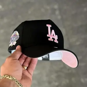 Los Angeles Dodgers Pink Black Adjustable Cap – Tonal Embroidered Logo