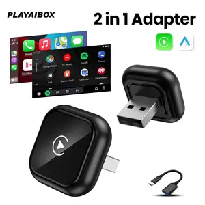 2026 NEW Wireless Carplay Adapter Android Auto 2in 1 Smart Dongle For iphone Android Phone For Volvo Benz Mg Kia Chery VW Honda with Switching