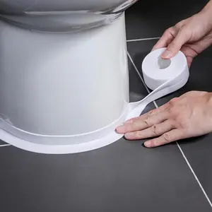 1 Roll Waterproof Mildew Proof Toilet Caulk Strip