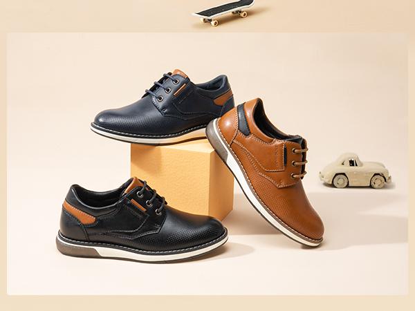 Bruno Marc Boy's Casual Dress Oxford Comfort Uniform Formal Fashion Sneaker Shoes