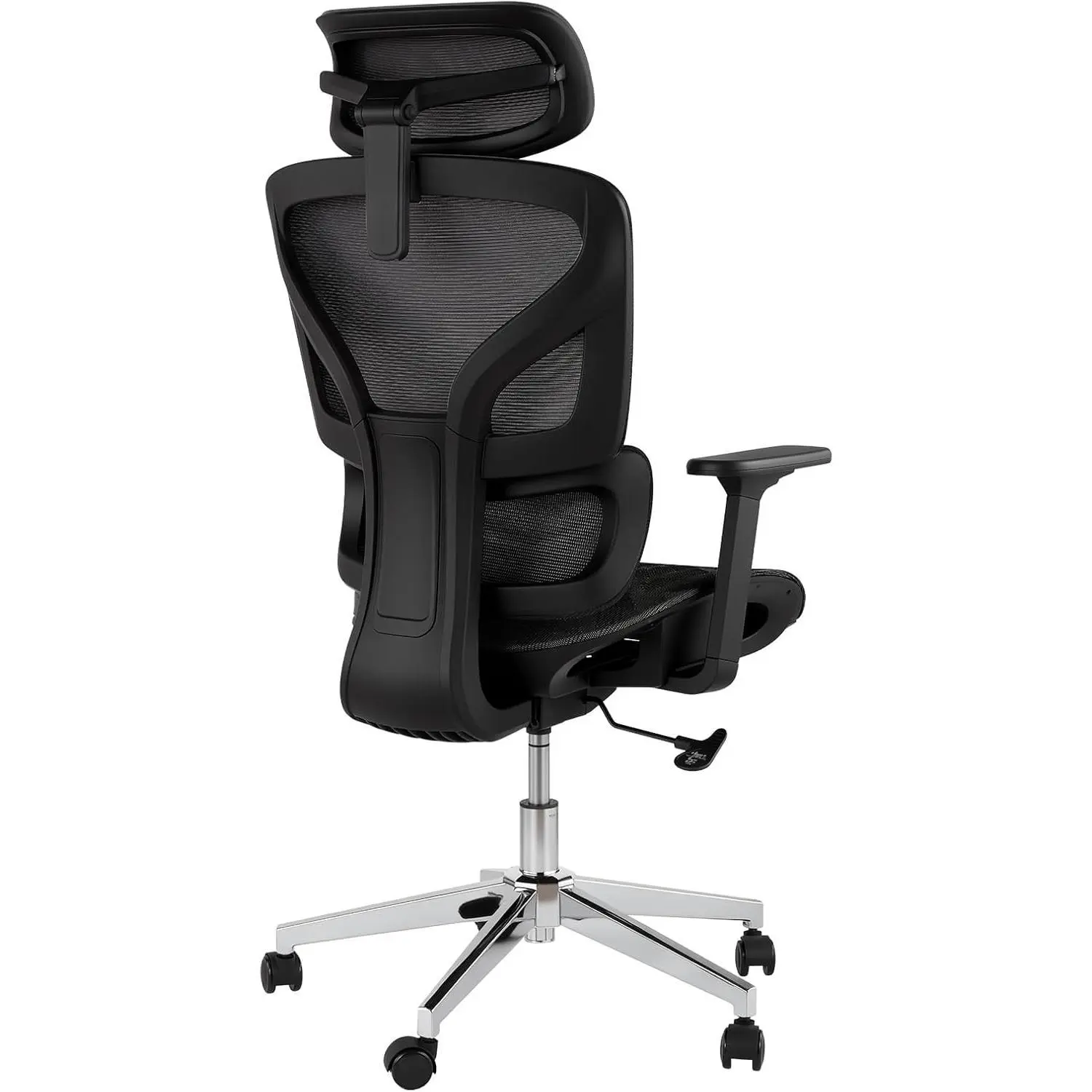 Garvee Oversized High Back Ergonomic Office Chair - 440LBS Heavy Duty, Adjustable Lumbar Support/Seat Depth, 3D Armrests, Breathable Mesh, 360° Swivel Reclining Desk Chair for Home Office, Black