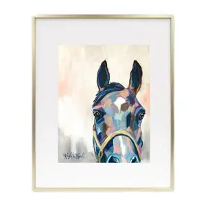 "Bob" - Kayla Weber Horse Abstract Print - 11X14