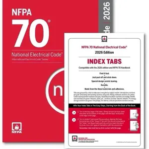 NEC 2026 CODE BOOK NFPA 70 NATIONAL ELECTRICAL CODE NEW EDITION WITH INDEX TABS FOR EAST REFRENCE