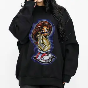 Chicano Clothing, Chicana Art, Cholo Chola outfit Cotton Fabric Menswear Casual, Streetwear hoodie