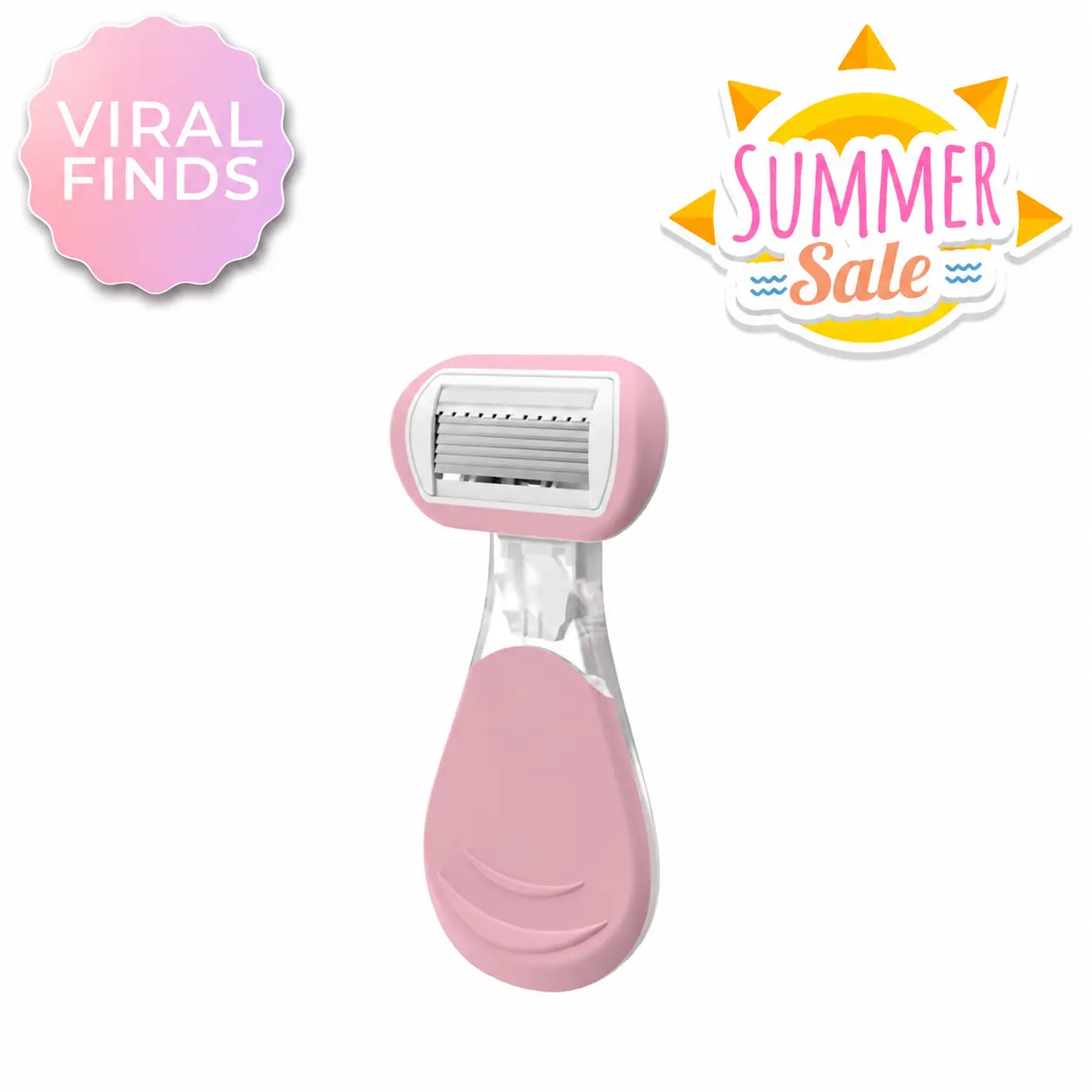 RIKI Aloe Razor Travel-friendly Razor With Soft Aloe-Infused Gel Band