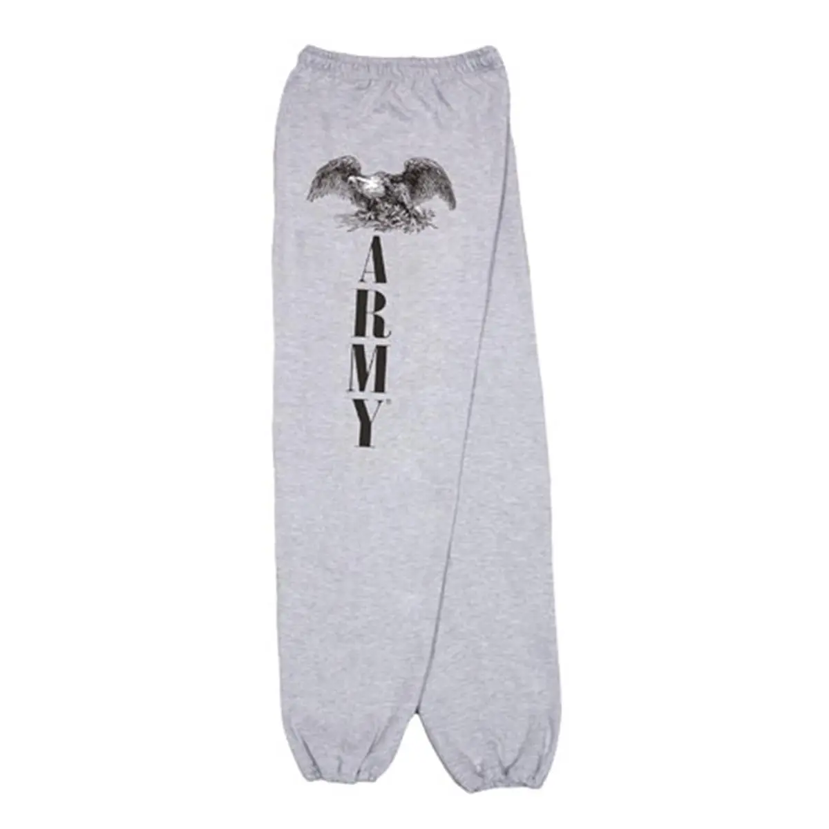 Fox Outdoor Male Plus Size Full Length Army Eagle Graphic Sweatpants - High-Quality Cotton Blend Relaxed Cut Athletic Pants, Machine Washable, Grey, 3XL, Best Quality, 3 Xl, Casual Wear, Outdoor Wear, Sporty Sports Bottoms, All Seasons, Sporty Chic