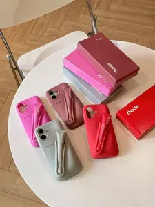 RHODE Minimalist Phone Case with Lip Treatment Slot for iPhone 11–17 Pro Max – Fashionable & Functional