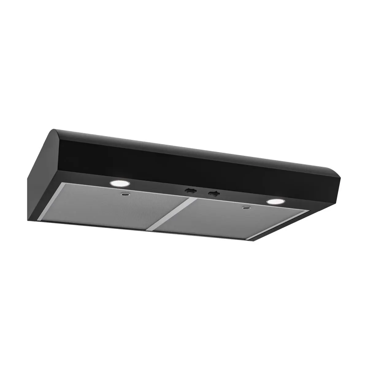 212 MAIN 30 in. Under Cabinet Range Hood, Energy Star Certified, 350 Max Blower CFM, 1-Level Bright Lighting, Hardwired, Black, Cfm 350 Max