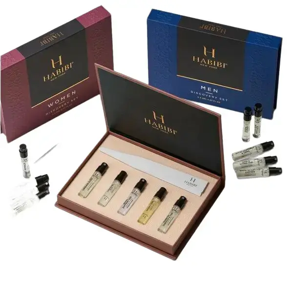 HABIBI NEW YORK Perfume Sample Set for Men & Women, 5 x 2ML Mini Sprays,