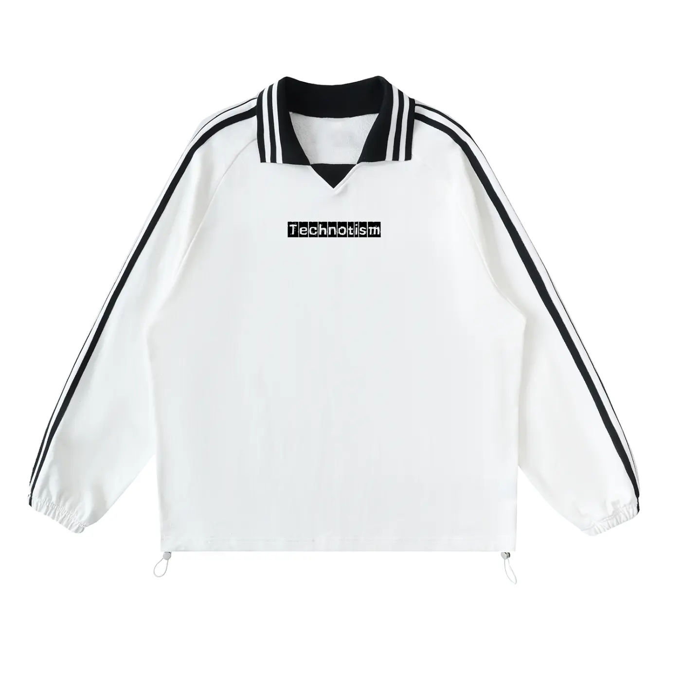 Technotism Classic Collar Sweatshirt (White)
