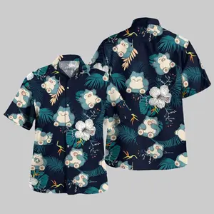 2026 Fresh Summer – Youthful – Bold with the Snor PKM Hawaiian Shirt Tropical Anime Aloha Shirt