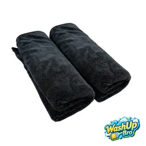 2-Pack Large Microfiber Car Drying Towels - 90x60cm Super Absorbent, Lint-Free, Scratch-Free Auto Detailing Cloth