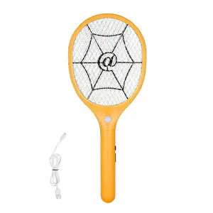 VEVOR Electric Fly Swatter, Zapper Racket with 3 Layers Mesh, Powerful Fly Killer Indoor Outdoor with 500mAh Battery Rechargeable for Home, Bedroom, Kitchen and Patio, Yellow BlackVEVOR Super Brand Day