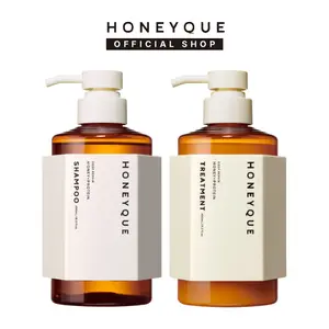 Honeyque Official Shop - Honeyque Deep Repair Moist Shampoo & Treatment Set 450ml + 450ml | Manuka Honey & Protein Hair Repair for Dry, Damaged, Frizzy Hair | Smooth, Silky, Hydrating, Salon-Quality Haircare