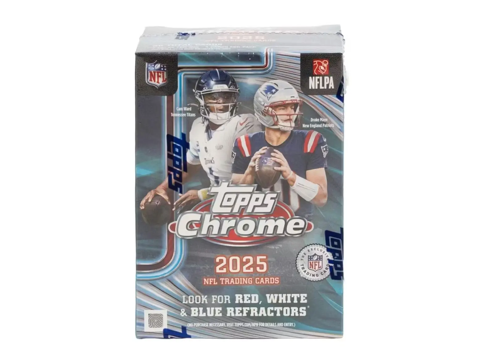 2025 Topps Chrome Football Blaster Box