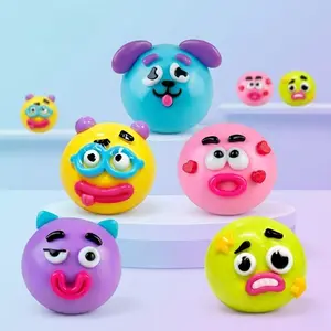 NEW Smushers Squishy - Curiosities Smushers Dog Face Swap Squishy Soft Moldable Cute Slow Rise Relaxing Sensory Fidget Relief Anxiety Stress Fun Desk Accessory for Adults