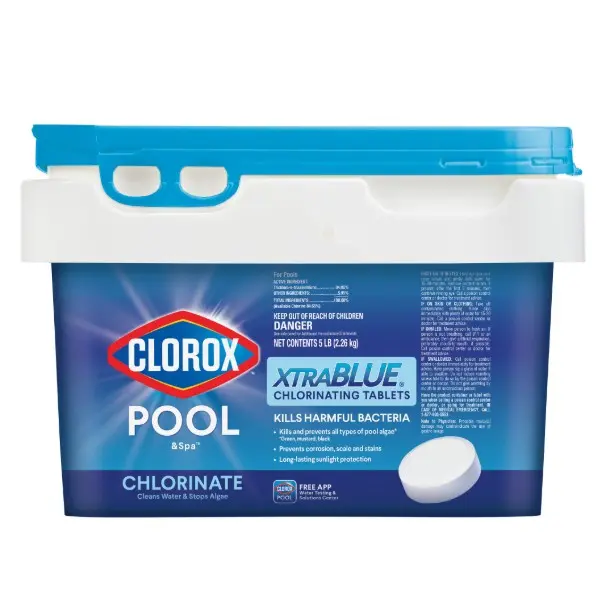 Clorox Pool&Spa XtraBlue 3" Chlorinating Tablets Chlorine Pool Chemicals , 5lb Clorox Pool&Spa XtraBlue 3" Chlorinating Tablets Chlorine Pool Chemicals , 5lb
