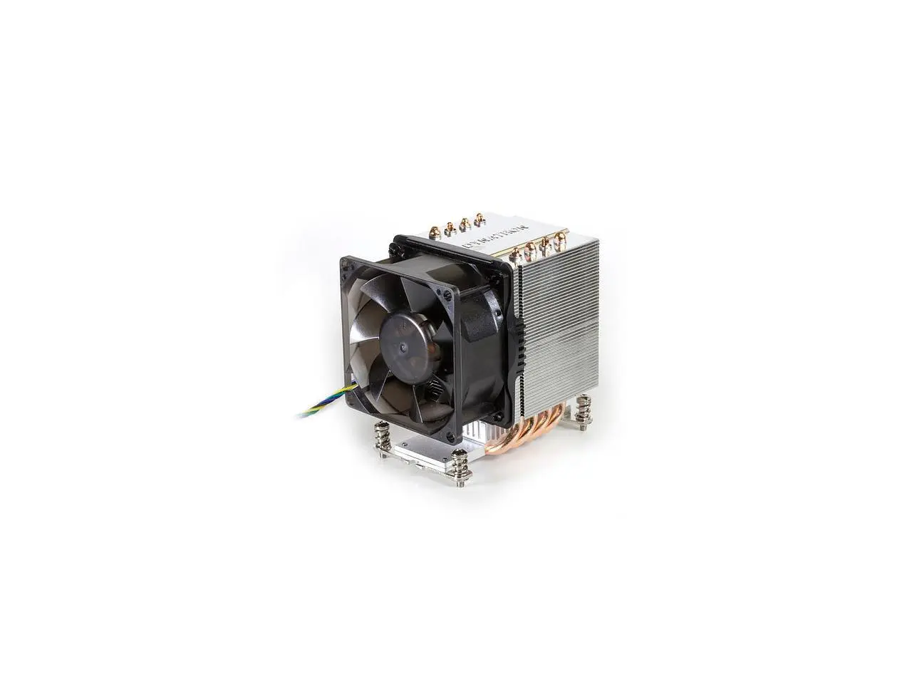Dynatron A19 AMD Socket AM4 Aluminum Stacked Fin with Heat Pipes Heatsink and Fan for 3U, Workstation
