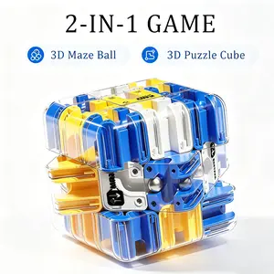 3D Cube Puzzle Toys,  Education Sensory Toys Birthday Gift for Kids