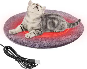 Pet Heating Pad — Heated Mat for Cats and Dogs — USB-Powered, Constant-Temperature Winter Warmer — Suitable for Puppies, Adult Dogs, and Cats