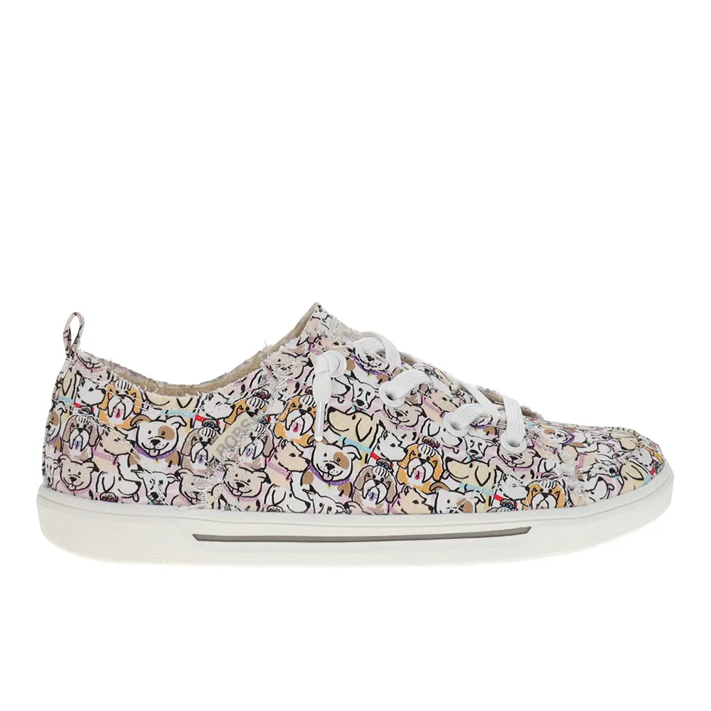 BOBS from Skechers Womens Bobs B Cute 2.0 Ruff Around Sneakers Shoes Casual - Beige