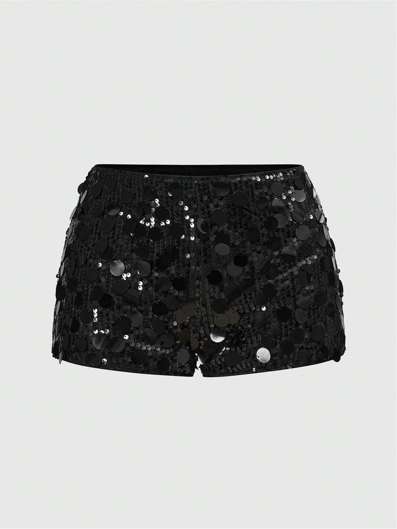 Women's sequin fabric punk mini sexy fashionable ultra-low-rise low waist micro shorts, suitable for summer beach, graduation ceremonies, Easter concerts, Nashville vacations, music festivals, and other occasions.