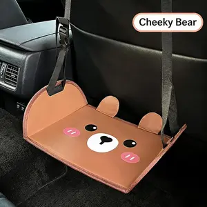 Car Foot Rest for Kids, Adjustable Auto Seat Footrest, Backseat Foot Pedal for Travel, Portable Vehicle Foot Support for Children, Comfortable Travel Footrest for Car Back Seat