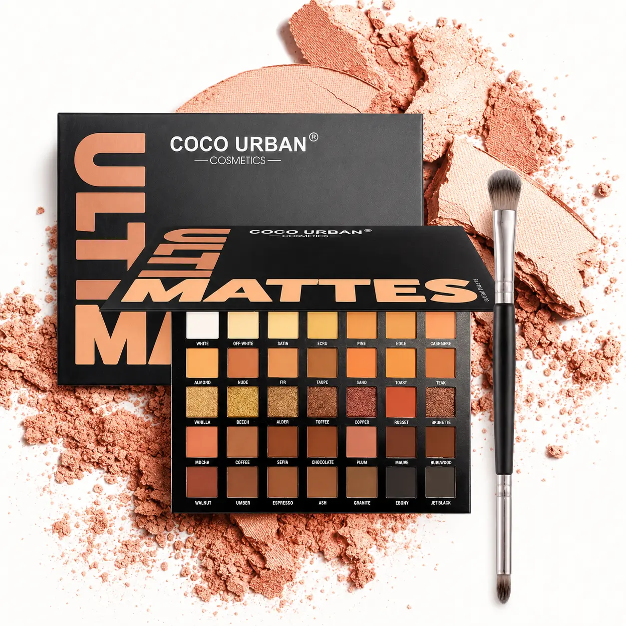 Eyeshadow Palette, 35-Color Compact with Matte, Shimmery & Glam Pack Glitter for Makeup Transformation & Bling Effect - High-Pigment Formula for Beginners, Smooth, Pigment-Rich