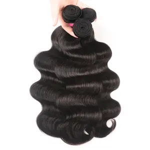 Weft Hair Nadula Body Wave Bundle(s) 8-30 Inch Virgin Human Hair Weave 100% Virgin Hair Soft & Bouncy Glueless No Shedding 100g/pcs Summervibes TikTokShopStockUp