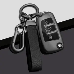 Tpu Car Key Case Cover for Audi C5 C6 R8 A1 A3 A4 A5 A6 A7 Q3 Q5 Q7 S6 B6 B7 B8 8p 8v 8L Tt Rs Rs3 S3, Remote Accessories