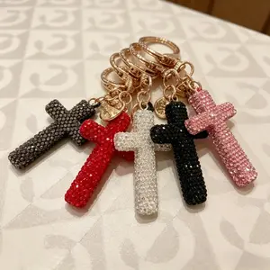 Clay Pendant Keychain with Diamond Details, Unisex Car & Bag Accessory, Trendy Sports & Outdoor Premier League Fan Shop Gift