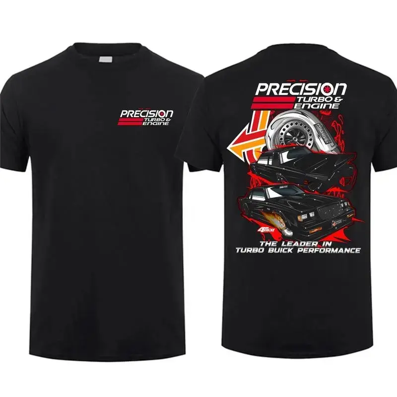 Unisex Cotton Turbo Engine Performance Short Sleeve T-Shirt - High-Boost Racing Graphics Tee for Auto Enthusiasts, Muscle Car & Street Racer Style Sports Top, Multi-Size