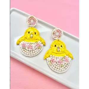 Little Chick Easter Egg Earrigs