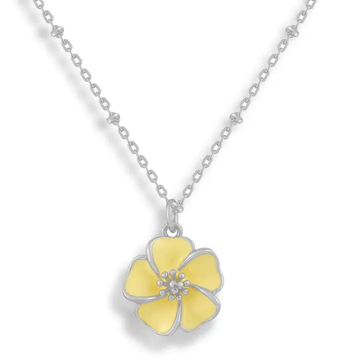 EVRY JEWELS Gold or Silver Plated Women's Hypoallergenic Honolulu Necklace