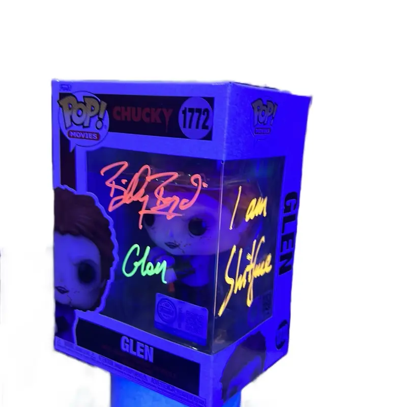 Funko Pop Unreleased Glen Figurine - Chucky Series Memorabilia, Signed by Billy Boyd
