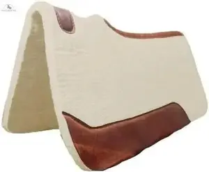 Resistance 31 X 32 Felt Performance Saddle Pad With Wear Leathers 3/4" Thickness Horse Riding Gear Equestrian Supplies