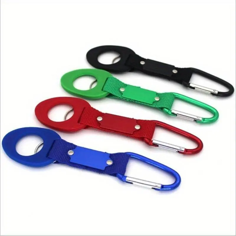 1pc Durable Aluminum Water Bottle Lock For Camping And Hiking - Securely Attach Your Bottle