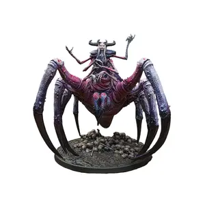 Spider Queen Night Blade Series 3D Resin Print Figurine - High-Detail Dark Fantasy Sculpture, Tabletop RPG Villain Ornament for Home Decor