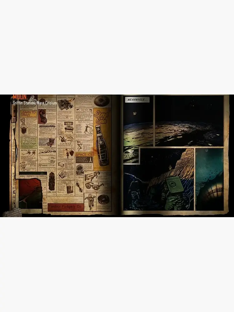 Moon Loading Screen Mouse Pad, Call of Duty Zombies Gaming Desk Mat, Ideal for Space-Themed Zombie Fans and FPS Gamers