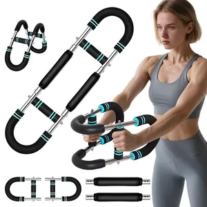 Home & Gym Dual-Use Upper Body Muscle Training Device, Detachable 2-Spring Black Edition, 2026 New Pro Twister Arm Muscle Trainer, Upper Body Muscle Builder