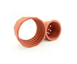 REGROVA Standard Mouth Connector with Canister - Terracotta - The Ultimate Seed Starter Kit!