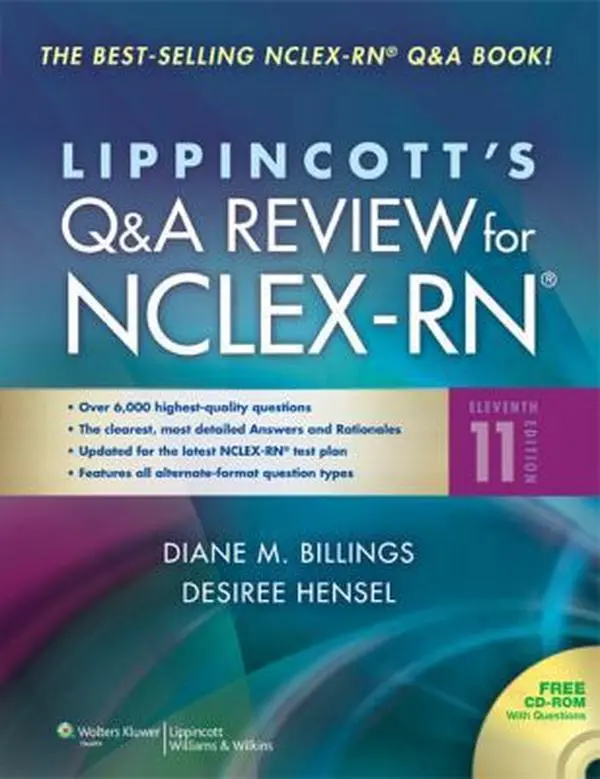 Used Book - Lippincott's Q&A Review for NCLEX-RN: North American Edition by Diane McGovern Billings (Paperback, English) - NCLEX-RN Study Guide with Comprehensive Examinations, Over 6,000 High-Level Questions, Alternate-Format Question Types, 1148pp