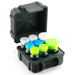 Mixed Vial Case | 6-Slot 3 ml Vial Case & 2-Slot 5 ml 10ml Vial Case Slots | Organizer for GLP-1, Peptides, Research