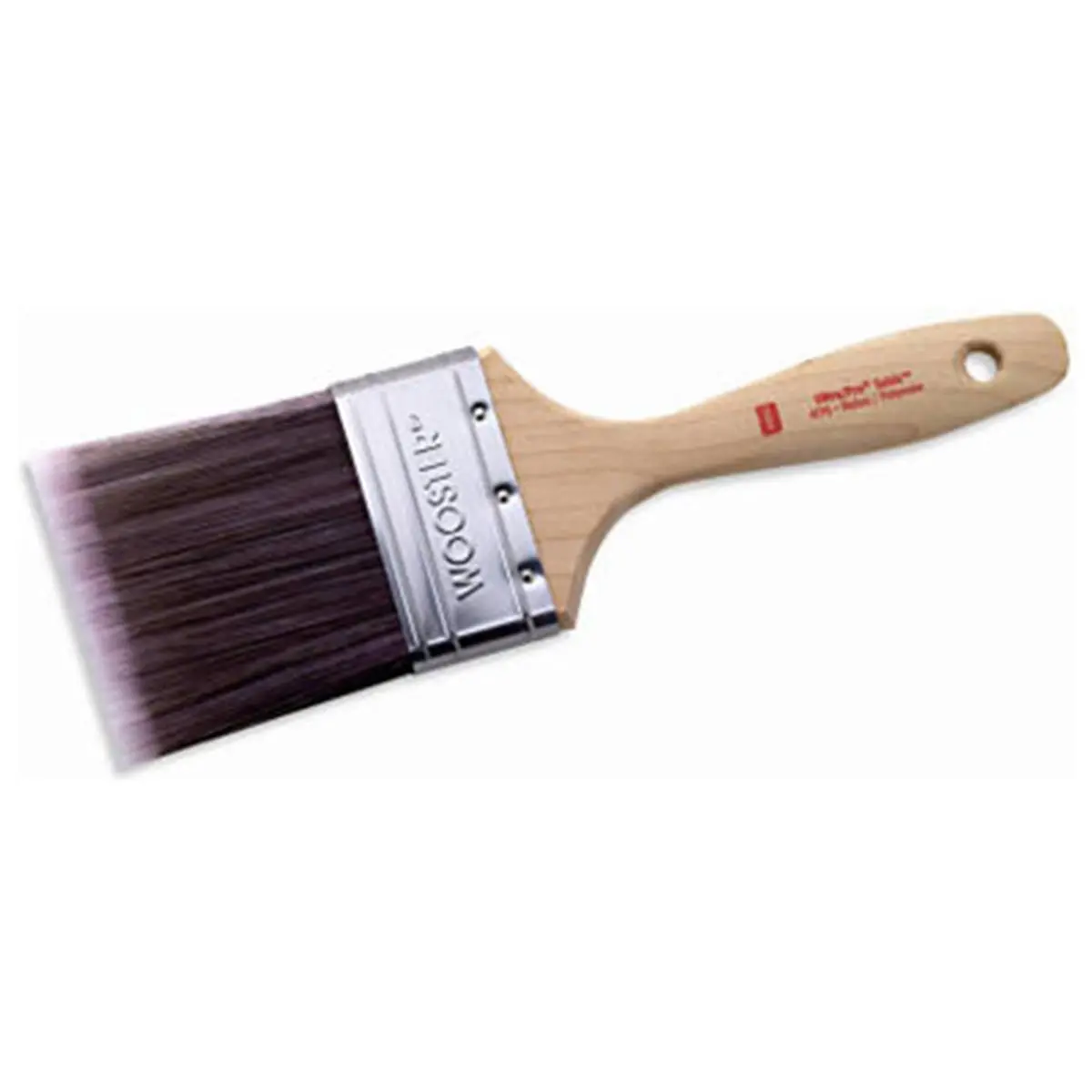 Wooster Brush 4176-3 3 in. Round Head Paint Brush - Firm Tip Synthetic Nylon & Polyester Formulation, Treated Maple Wood Handle, Consistent Control for Varnish Application
